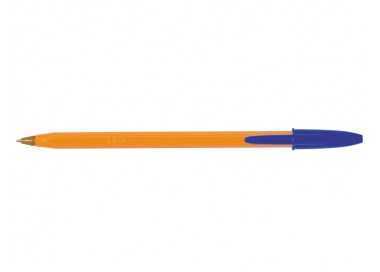 Boligrafo bic naranja fine original azul