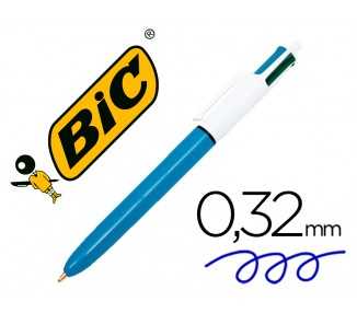 Boligrafo bic cuatro colores