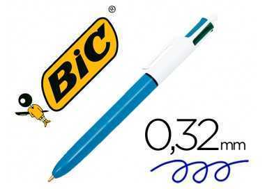 Boligrafo bic cuatro colores