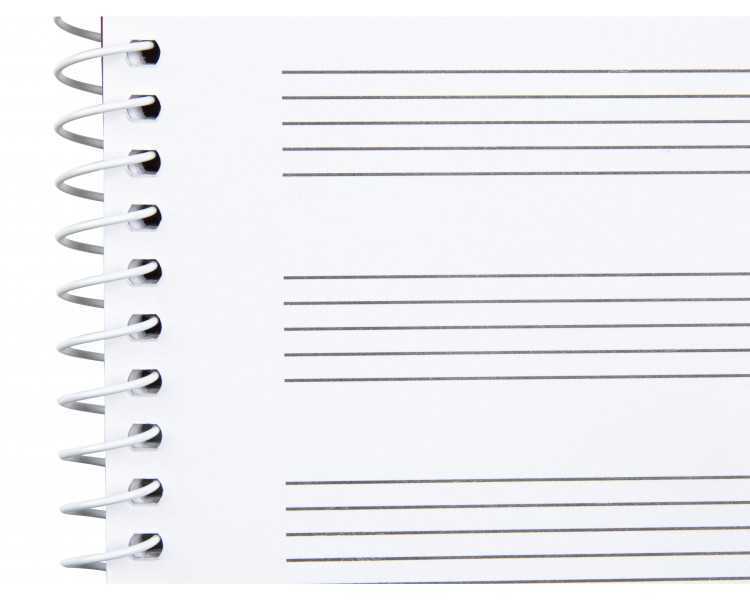 Bloc musica liderpapel pentagrama 3mm folio apaisado 20 hojas 100g/m2