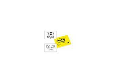Bloc de notas adhesivas quita y pon post-it 76x102 mm con 100 hojas 657 Bloc de notas adhesivas quita y pon post-it 76x102 mm con 100 hojas 657