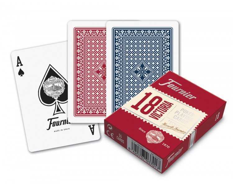 Baraja fournier poker ingles y bridge nº 18 55 cartas