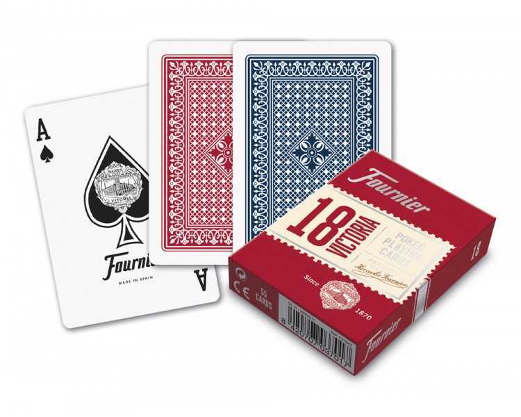 Baraja fournier poker ingles y bridge nº 18 55 cartas