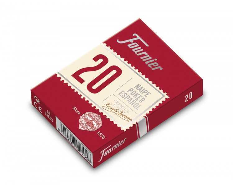 Baraja fournier poker español nº20 54 cartas