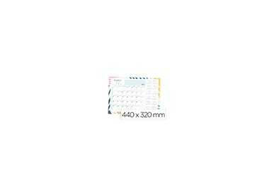 Planning mensual liderpapel joven 2025 44x32 cm con pegatinas lomo engomado papel 128 gr