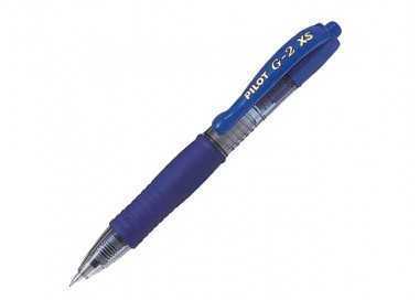 Boligrafo pilot g-2 pixie azul claro tinta gel retractil sujecion de caucho