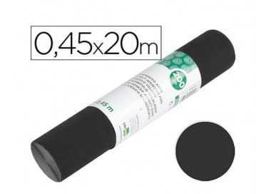 Rollo adhesivo liderpapel unicolor negro mate rollo de 0,45 x 2 mt