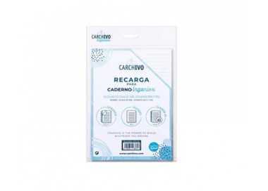 Recambio cuaderno carchivo ingeniox a5 50 hojas horizontal