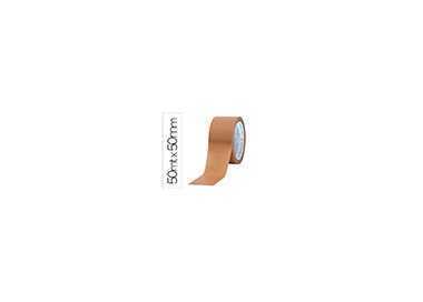 Cinta adhesiva q-connect kraft 50mt x 50 mm para embalaje