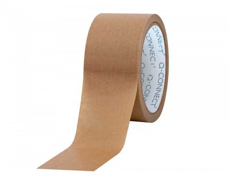 Cinta adhesiva q-connect kraft 50mt x 50 mm para embalaje
