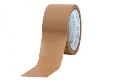Cinta adhesiva q-connect kraft 50mt x 50 mm para embalaje