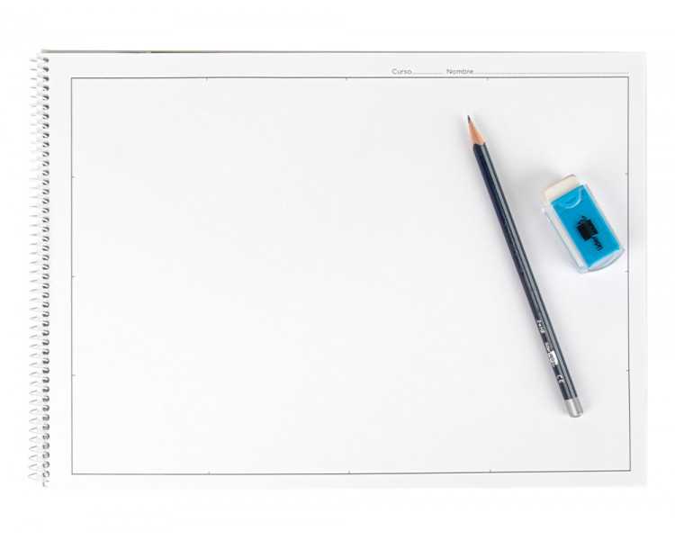 Bloc dibujo liderpapel lineal historico 230x325mm 20 hojas 130g/m2 con recuadro perforado