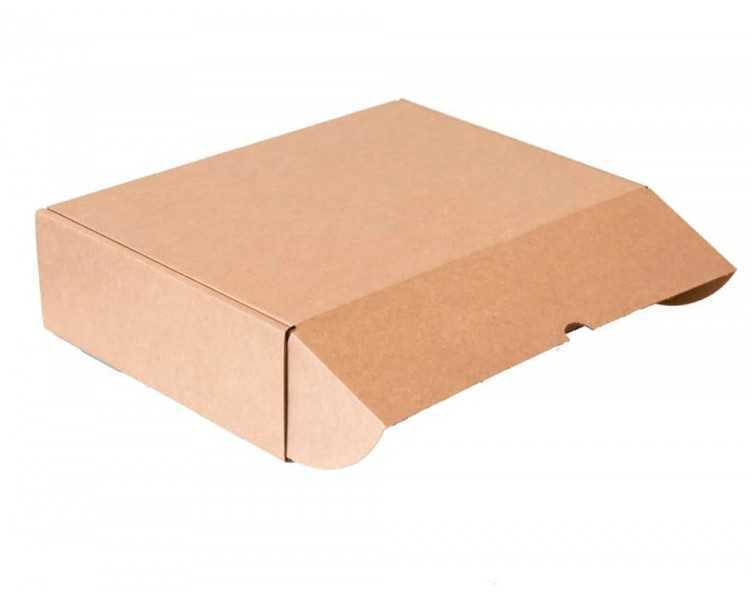 Caja automontable q-connect para e-commerce y regalo carton reciclado canal simple 3 mm kraft 430x320x150 mm