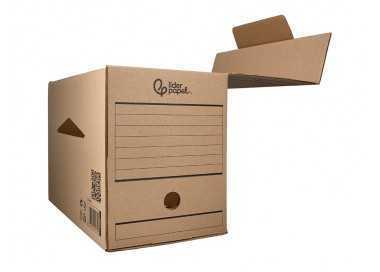 Caja archivo definitivo liderpapel folio doble ancho carton reciclado 400g/m2 lomo 200 mm kraft 367x200x251 mm Caja archivo definitivo liderpapel folio doble ancho carton reciclado 400g/m2 lomo 200 mm kraft 367x200x251 mm