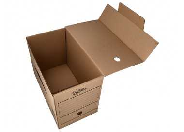 Caja archivo definitivo liderpapel folio doble ancho carton reciclado 400g/m2 lomo 200 mm kraft 367x200x251 mm Caja archivo definitivo liderpapel folio doble ancho carton reciclado 400g/m2 lomo 200 mm kraft 367x200x251 mm