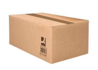 Caja para embalar q-connect americana ultrarresistente carton reciclado canal doble 7mm color kraft 700x440x330 mm Caja para embalar q-connect americana ultrarresistente carton reciclado canal doble 7mm color kraft 700x440x330 mm