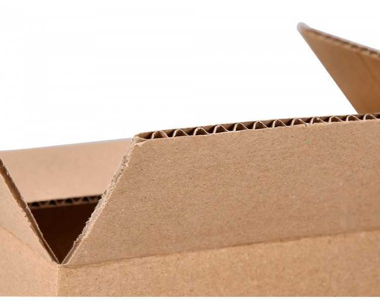 Caja para embalar q-connect americana ultrarresistente carton reciclado canal doble 7mm color kraft 500x340x310 mm