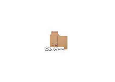 Sobre para envios q-connect carton 100% reciclado y reciclable cierre autoadhesivo252x167x72 mm color kraft Sobre para envios q-connect carton 100% reciclado y reciclable cierre autoadhesivo252x167x72 mm color kraft