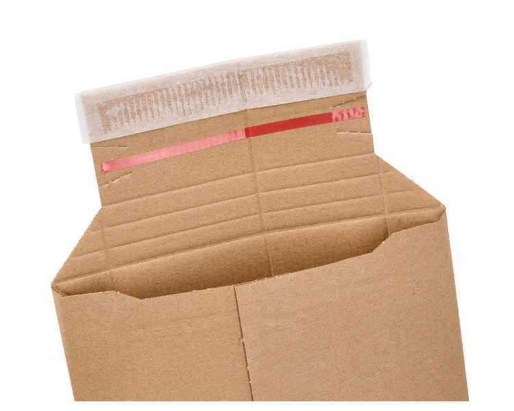 Sobre para envios q-connect carton 100% reciclado y reciclable cierre autoadhesivo252x167x72 mm color kraft