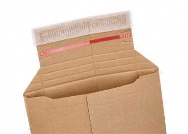 Sobre para envios q-connect carton 100% reciclado y reciclable cierre autoadhesivo252x167x72 mm color kraft Sobre para envios q-connect carton 100% reciclado y reciclable cierre autoadhesivo252x167x72 mm color kraft