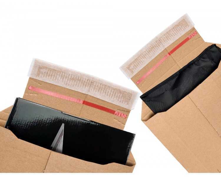 Sobre para envios q-connect carton 100% reciclado y reciclable cierre autoadhesivo252x167x72 mm color kraft
