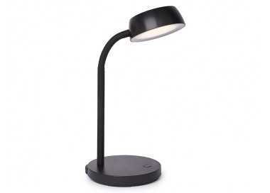 Lampara de escritorio maul led abby color negro 155x320x155 mm
