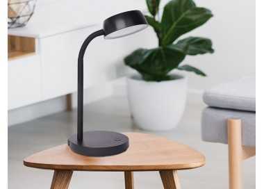Lampara de escritorio maul led abby color negro 155x320x155 mm