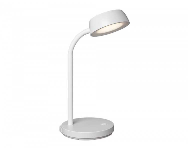 Lampara de escritorio maul led abby color blanco 155x320x155 mm
