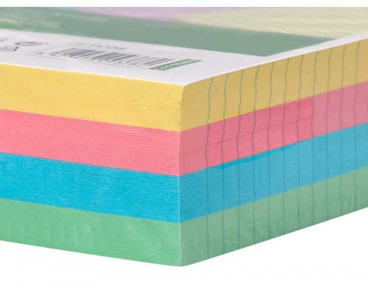 Tarjeta liderpapel para estudiar rayada cartulina de colores 170 gr/m2 160x220mm paquete de 200 unidades