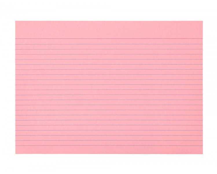 Tarjeta liderpapel para estudiar rayada cartulina de colores 170 gr/m2 160x220mm paquete de 200 unidades