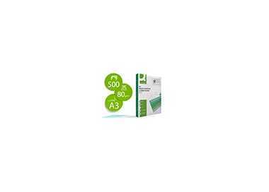 Papel fotocopiadora q-connect economy din a3 80 gramos paquete de 500 hojas Papel fotocopiadora q-connect economy din a3 80 gramos paquete de 500 hojas