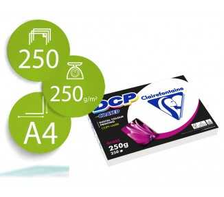 Papel fotocopiadora color dcp coated glossy din a4 250 gramos paquete 250 hojas