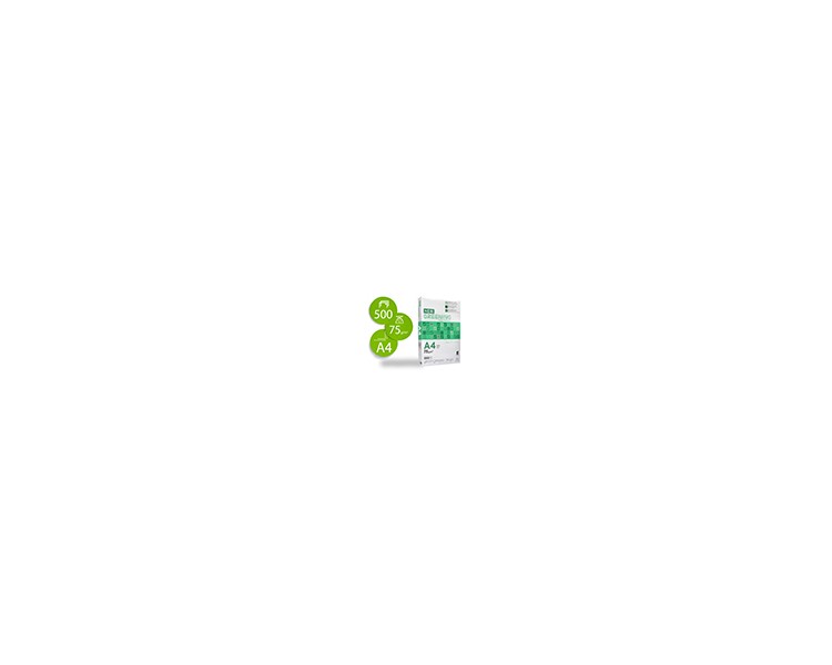 Papel fotocopiadora greening din a4 75 gramos paquete de 500 hojas
