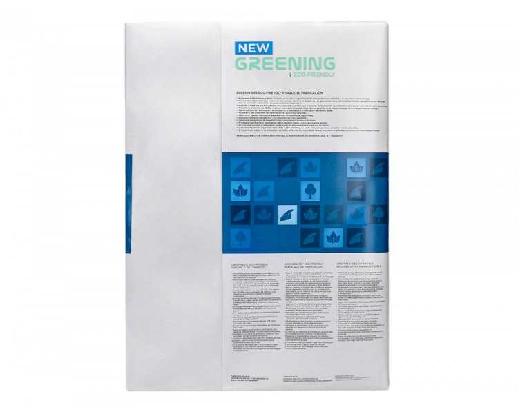 Papel fotocopiadora greening din a3 80 gramos paquete de 500 hojas
