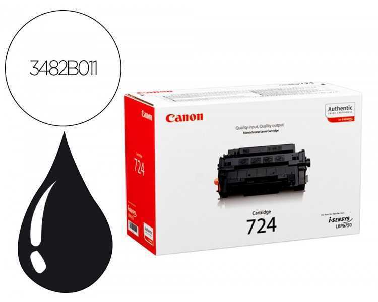 Toner canon 724h lbp6750 lbp6780 negro
