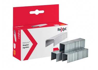 Grapas rexel mercury acero inoxidable caja de 2500 unidades