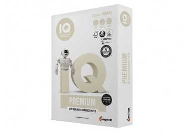 Papel fotocopiadora iq premium din a4 100 gramos paquete de 500 hojas