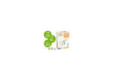 Papel fotocopiadora iq premium din a3 80 gramos paquete de 500 hojas