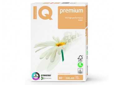 Papel fotocopiadora iq premium din a3 80 gramos paquete de 500 hojas