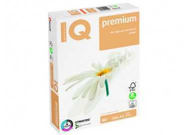 Papel fotocopiadora iq premium din a3 80 gramos paquete de 500 hojas