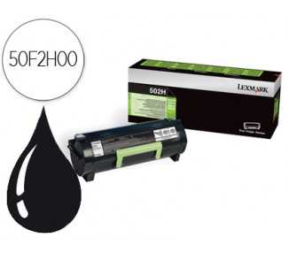 Toner lexmark ms310d/410d ms310dn/410dn/510dn/610dn ms610de ss610dte negro retornable 5000 pag alta