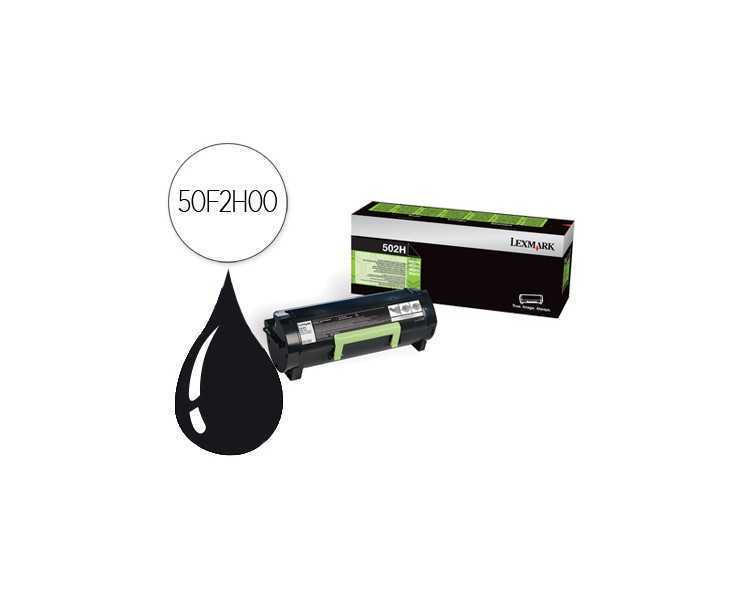Toner lexmark ms310d/410d ms310dn/410dn/510dn/610dn ms610de ss610dte negro retornable 5000 pag alta