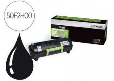 Toner lexmark ms310d/410d ms310dn/410dn/510dn/610dn ms610de ss610dte negro retornable 5000 pag alta