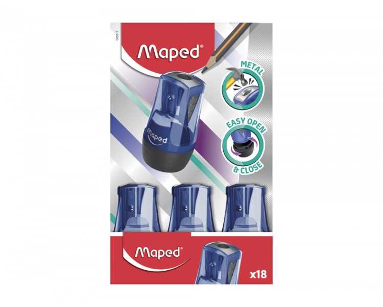 Sacapuntas maped metalico tonic 1 uso con deposito