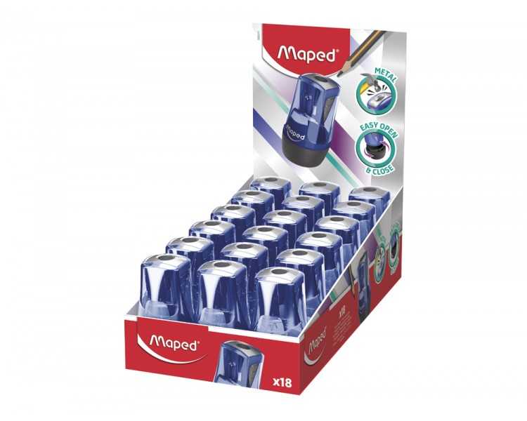 Sacapuntas maped metalico tonic 1 uso con deposito
