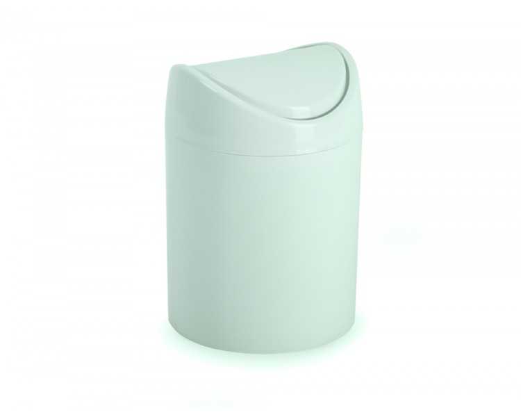 Papelera plastico plasticforte tiny sobremesa 1,4l colores surtidos 12,5x12,5x17,5 cm