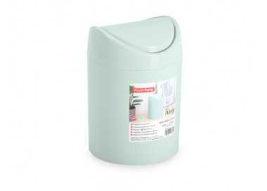 Papelera plastico plasticforte tiny sobremesa 1,4l colores surtidos 12,5x12,5x17,5 cm