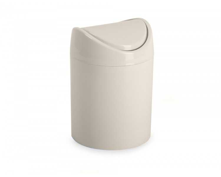 Papelera plastico plasticforte tiny sobremesa 1,4l colores surtidos 12,5x12,5x17,5 cm