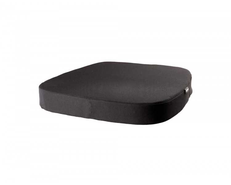 Cojin de asiento fellowes breyta acolchado color negro 60x430x430 mm