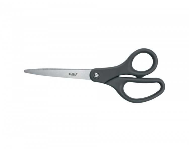 Tijera oficina leitz 20,5 cm titanio color gris oscuro